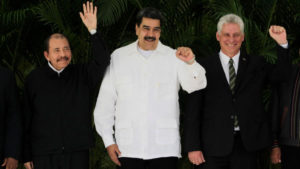 Venezuela, Cuba y Nicaragua