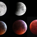 Dos eclipses lunares muy cercanos, Luna Negra de abril y Luna de sangre de mayo.