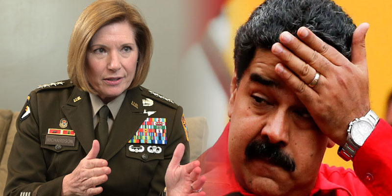 Jefa del Comando Sur, general Laura J. Richardson: "el régimen de Nicolás Maduro participa activamente en el narcotráfico".