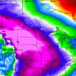 Un frío extremo abrazará a EEUU en Navidad y Año Nuevo. Por lo que se recomienda tomar previsiones. Imagen cortesía Weatherbell.com