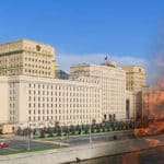 En incendio en el edificio del Ministerio de Defensa ruso fue leve, y se controló rápidamente.