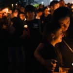 Vigilia por las víctimas de la violencia armada, el 15 de febrero de 2018, en Parkland, Florida. Imagen cortesía Amnistía Internacional.
