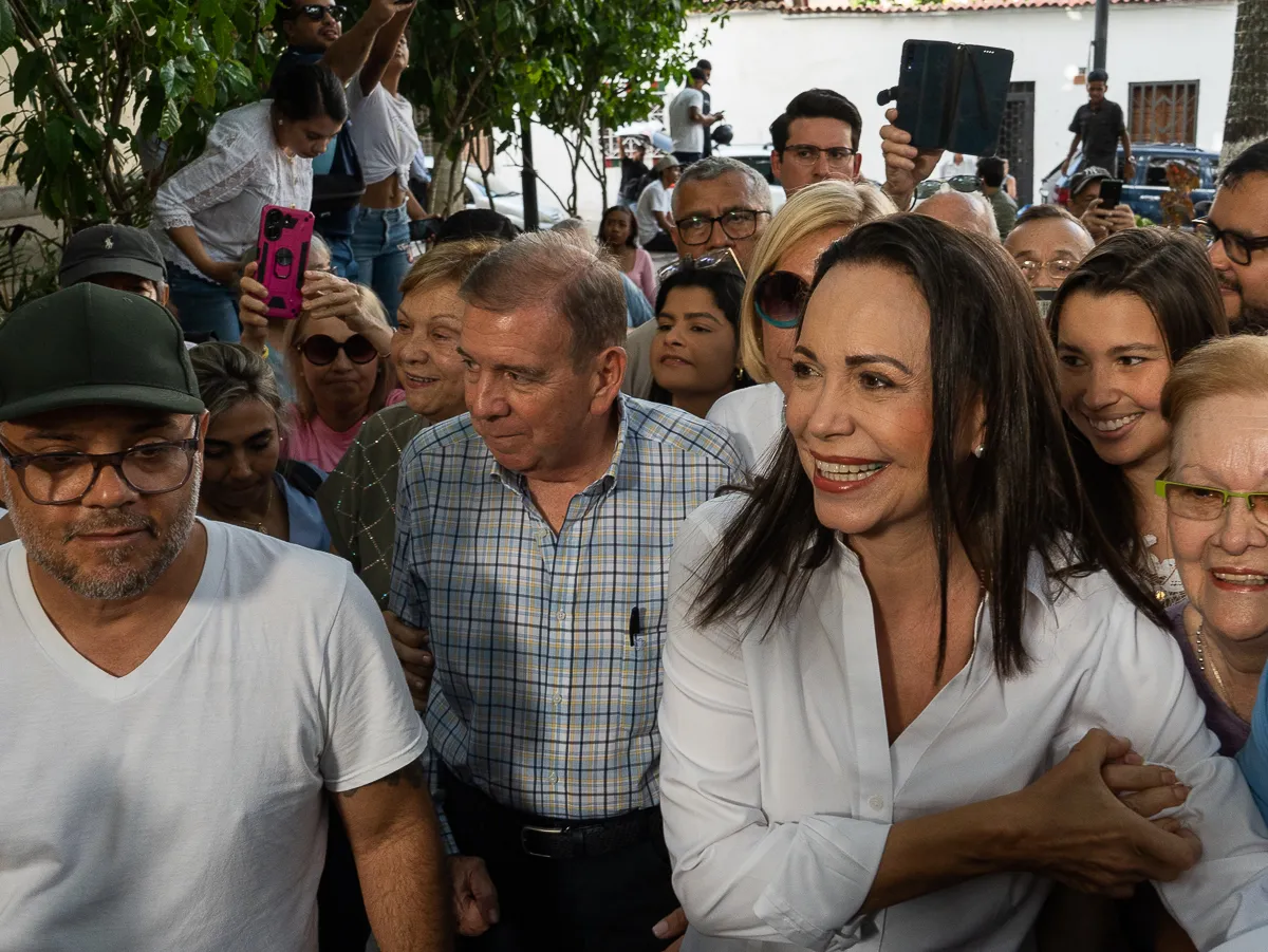 Maria Corina Machado y Edmundo González