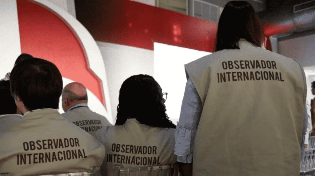 Observadores intenacionales - Imagen de archivo