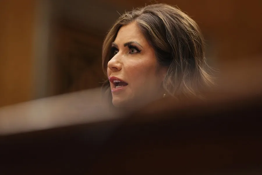 La secretaria de Seguridad Nacional de Estados Unidos, Kristi Noem, en una fotografía de archivo. EFE/Allison Dinner